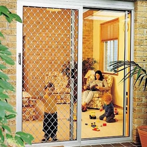 Safety and decorative grille doors