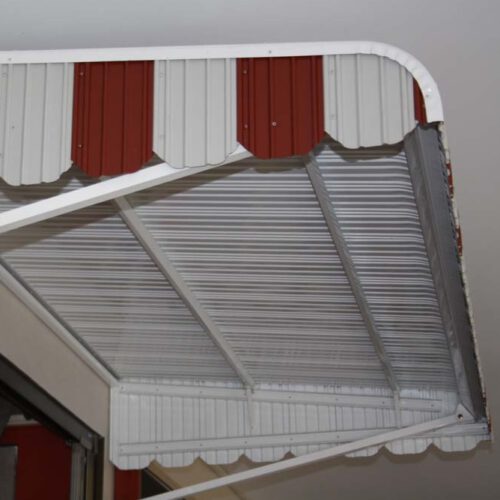 Fixed Metal Awnings