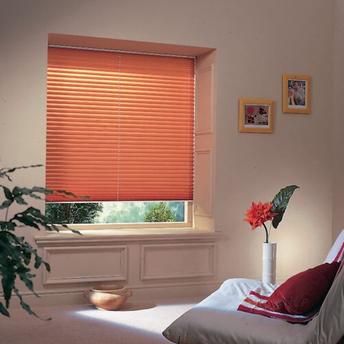 Honeycomb pleated blinds